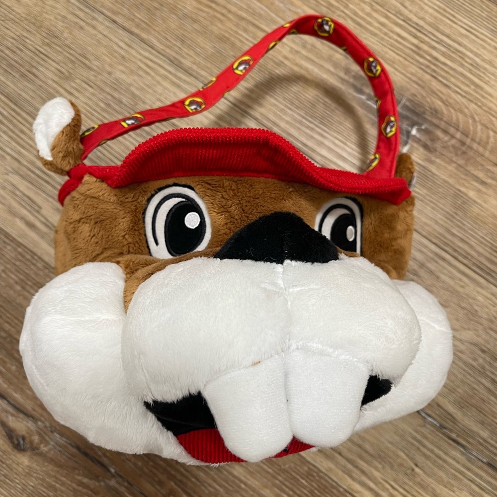Buc-ee's Plush Easter Basket with Red Strap